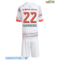 Camisa de time de futebol Bayern Munich Raphael Guerreiro #22 Replicas 2º Equipamento Infantil 2025-26 Manga Curta (+ Calças curtas)